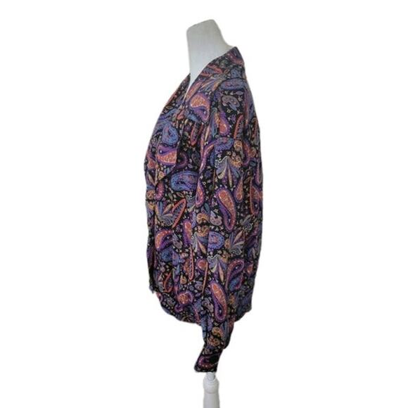 Howard Wolf Vintage Paisley Print Jacket, Women's Size XL Boho Retro Chic Art‎ - Picture 5 of 14